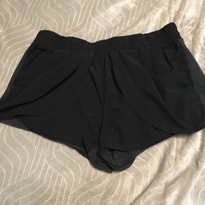 Fabletics black workout shorts